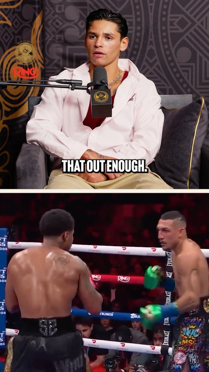 Ryan Garcia insists he wasn't impressed by Shakur Stevenson's performance vs Teofimo Lopez as he speaks on a new edition of the Mr. Verzace Podcast 👀 📱 Apple Podcast: 🎧 YouTube: 📺 Spotify: