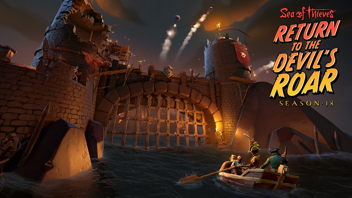 Flameheart's forces are strengthening their position in The Devil's Roar with two new, permanent Ashen Garrisons! From fighting and ziplining around the ramparts to securing the ample spoils within, this Content Update trailer will let you know what to expect in Season 18 Act 3: