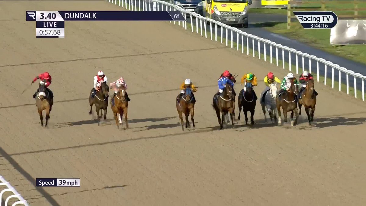 A SERIOUS sprinter ⚡️ Sir Les Patterson absolutely bolts up despite the steadier of topweight. He's going places, this boy 📈 Dundalk Stadium | Stephen Thorne Racing