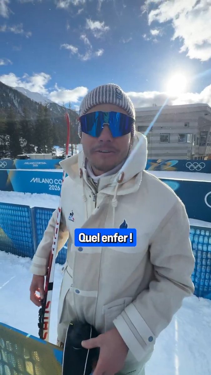 "Quel enfer !" : Emilien Jacquelin résume le biathlon en quelques mots bien choisis 😁 #MilanoCortina2026