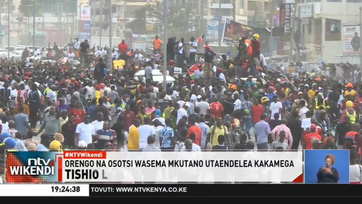 Jeshi la 'sisi ndio Sifuna' kutwaa Kakamega Hali ya taharuki imetanda mjini Kakamega, kabla ya mkutano wa kisiasa wa linda mwananchi utakaoongozwa seneta wa Nairobi Edwin Sifuna hapo kesho. #NTVWikendi @mwakafridah Lofty Matambo