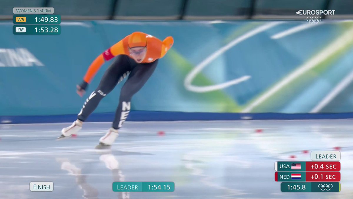 🔥🇮🇹 | Ja! Wat een race van Antoinette Rijpma-de Jong! Ze gaat diep en duikt onder de tijd van Valerie Maltais. Wordt het goud, zilver of brons? 🇳🇱⛸️ #MilanoCortina2026 Winterspelen 👀 HBO Max