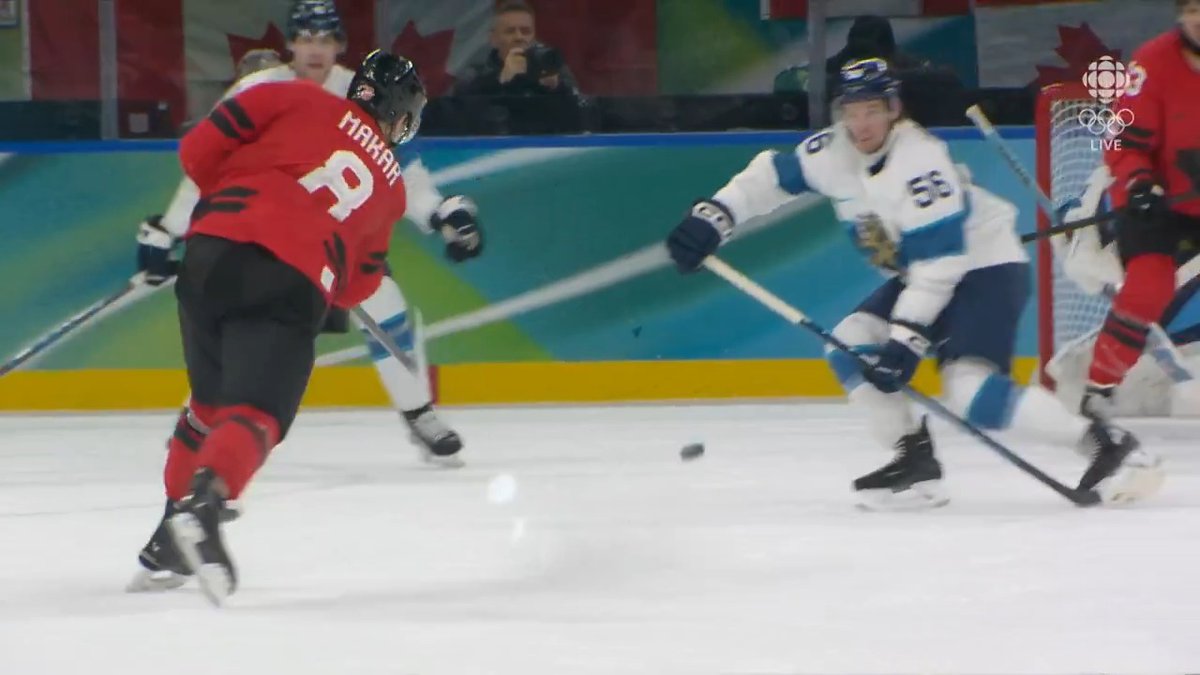 CANADA 🇨🇦 POWER-PLAY GOAL 🚨 Reinhart with a tip on a Makar shot, now 2-1 Finland