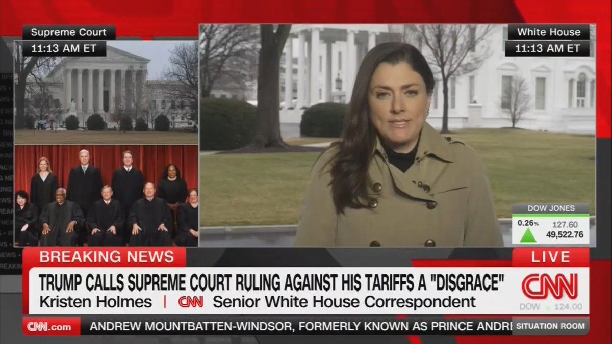 Reporter: We have learned more about what happened in the room when Trump learned of the Supreme Court decision. He became enraged, calling the decision a disgrace, and started attacking the courts, at one point saying, 'these effing courts,' but using the actual language there. This could not be a bigger loss for Trump.
