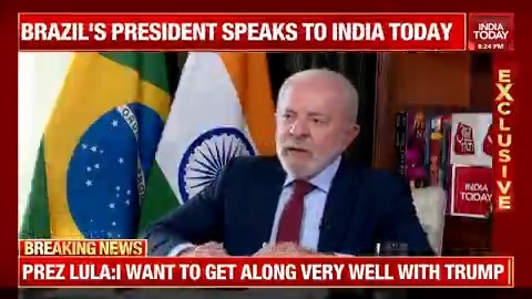 Prez Lula looks like he also wants to ally with trump but he wants to take everything in writing 😂😂😂. All know words are cheap in this day and age
