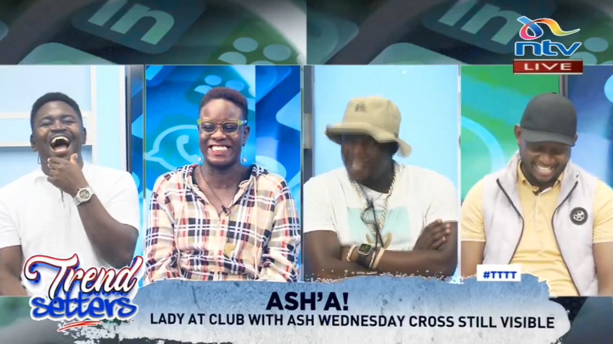 Ash’a! Kenya Lady filmed at a club with her Ash Wednesday cross still visible on her forehead. #TTTT Brian Aseli