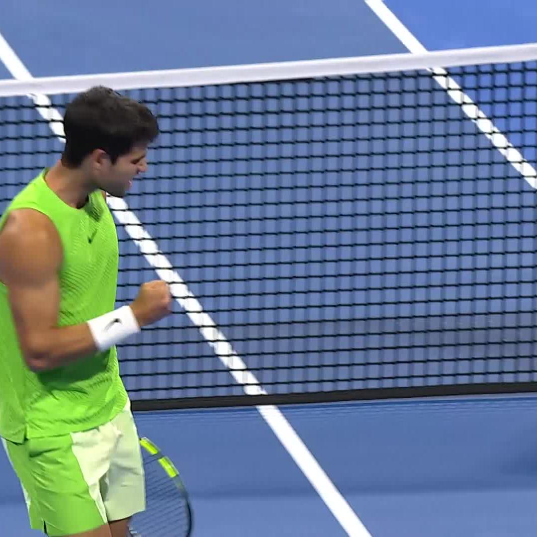 Carlos Alcaraz's most underrated shot is his return of serve. One of the very best on the planet. Consistently gets it deep and under his opponent.