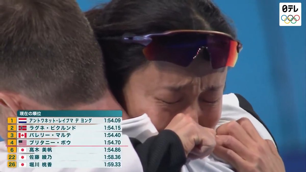 🇮🇹#ミラノ・コルティナ五輪 📺ただいま日テレ系で生中継💫 ⛸️スピードスケート女子1500ｍ 🎦レース後悔し涙を流す 6位入賞 #高木美帆 ❄️#ミラノコルティナ2026 最新情報・ライブ・ハイライト・特別動画などを #TVer で無料配信！ ▶️