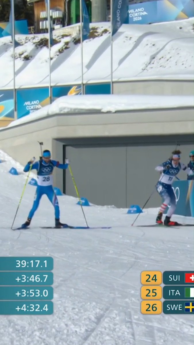 Umówili się! 🤝 Fabien Claude 🫸 🫷 Nicola Romanin 🫸 🫷 Campbell Wright 🫸 🫷 Trzej ostatni biathloniści dzisiejszego biegu masowego postanowili na ostatnich metrach rozstrzygnąć wszystko dogadanym sprintem. "NA MÓJ ZNAK" 😗📢 #HomeOfTheOlympics #MilanoCortina2026