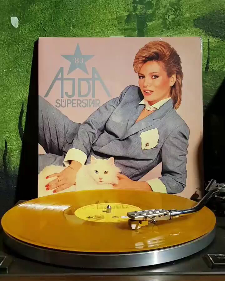 Ebru Gündeş,Hadise,Gülşen 2026 yılında takım elbise giyerken Ajda Pekkan ın 1983 tarihli Albüm kapağı Zamanın ötesinde Ve efsane olmak böyle birşey işte😍
