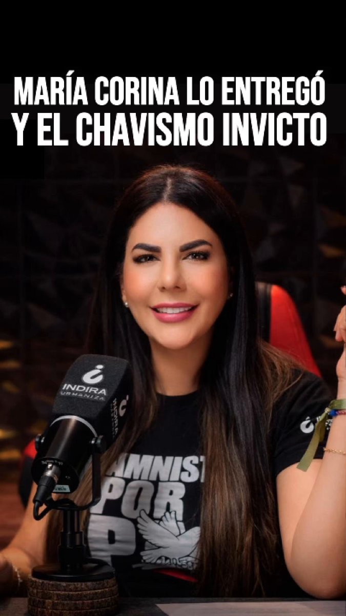 MARÍA CORINA LO ENTREGÓ FÁCIL Y EL CHAVISMO SIGUE INVICTO‼️ Si quieres saber más, no te pierdas mi podcast #Politikmente HOY a las 9:00 pm🎙️ Recuerda sintonizarnos por mi canal de YouTube y por la señal de TVFANB PLUS