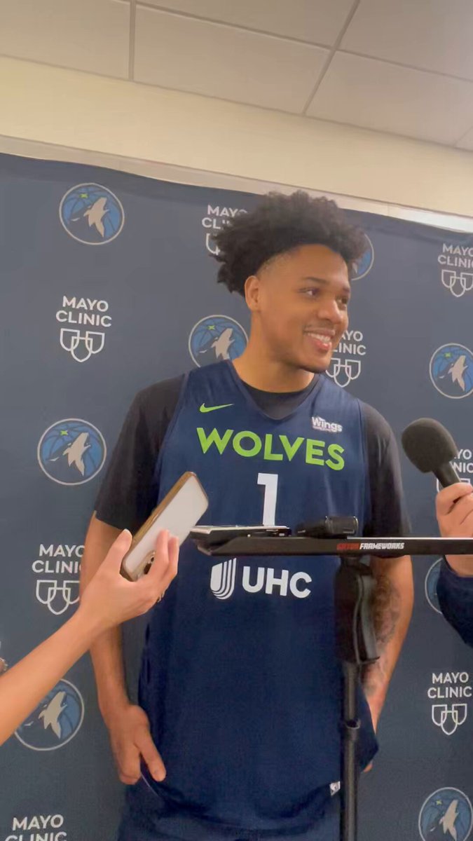 Terrence Shannon Jr on having a fellow Chicago kid on the roster in Ayo Dosunmu “It feels good having Ayo here… him playing at Illinois I always try to follow his footsteps… I talked to him when he got traded, I didn’t know at first honestly(laughs) until Donte asked me like hey how’s Ayo, and I’m like what you mean” On if he ever matched up with him in the Chicago HS scene “We’re similar ages actually but he always played higher, he always played varsity and I played at the age I was in”