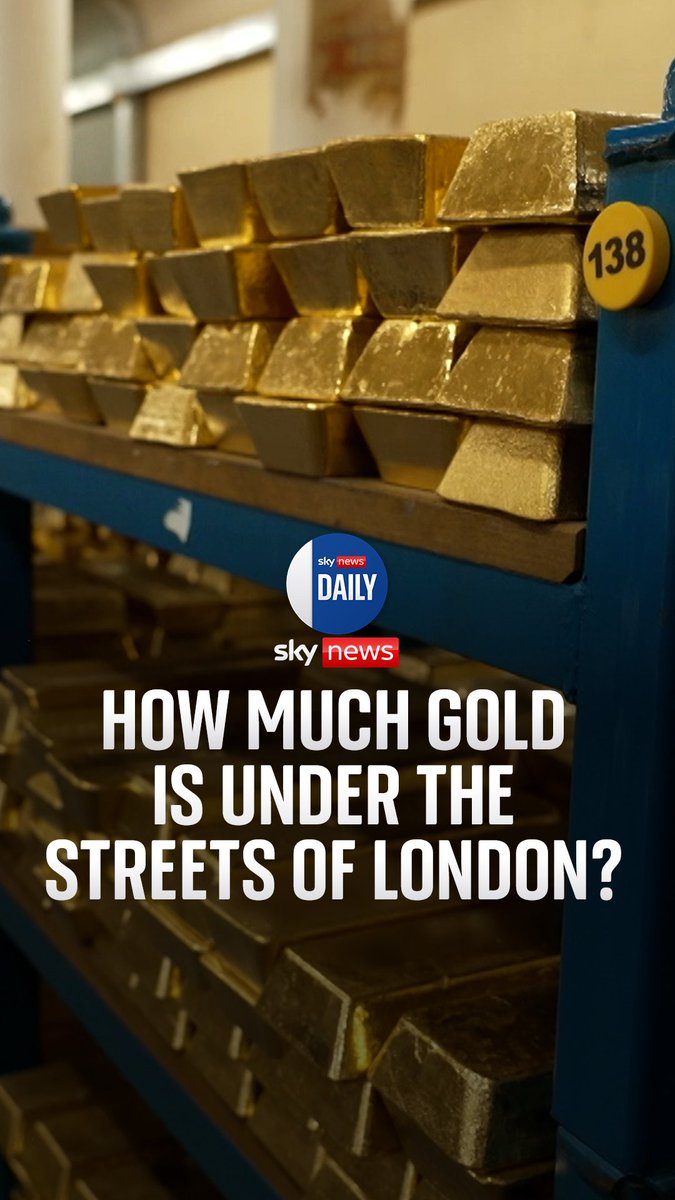 Billions of pounds worth of gold is hidden underneath the streets of London but who does it belong to and why is it there? Ed Conway tells Niall Paterson what he found out when he visited the vaults under the Bank of England. 🎧 Listen here: