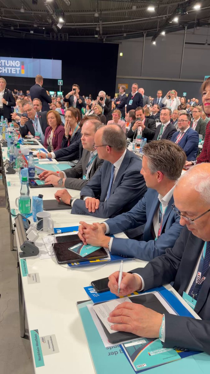 Herzlichen Dank für das großartige Vertrauen! Auf weiter gute Zusammenarbeit mit meiner CDU Deutschlands.