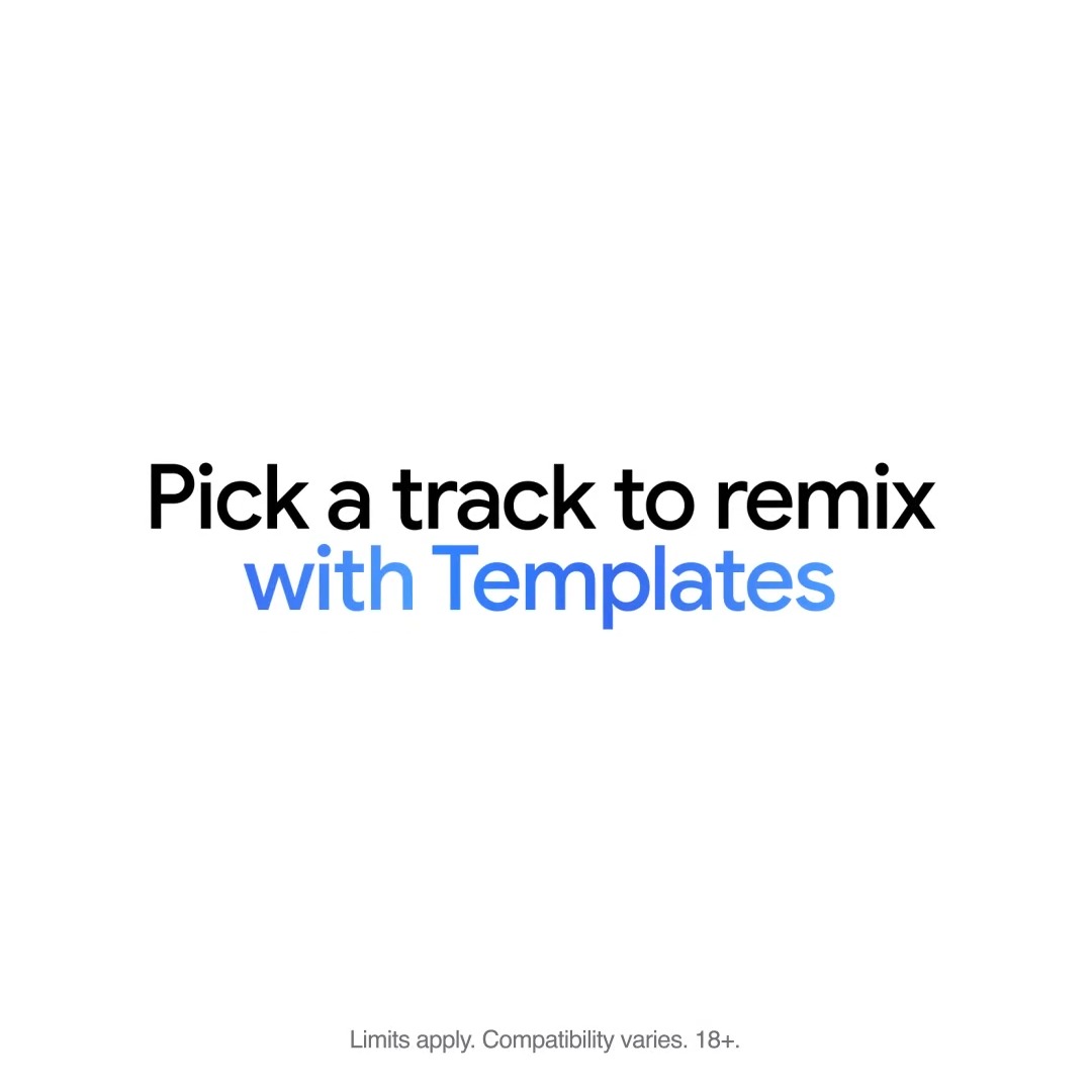 Make your first track with Lyria 3 in seconds using templates. Don’t know where to start? Open the Gemini app, select "Create Music" from the tools menu, and explore templates like 8-bit or folk ballad from the gallery to find the vibe you’re going for. ⬇️