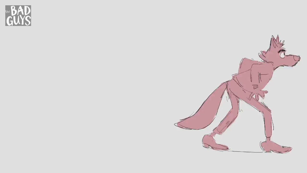 Animation by Jorge A. Capote* | The Bad Guys (2022) #penciltest #sakuga #genga #2danimation