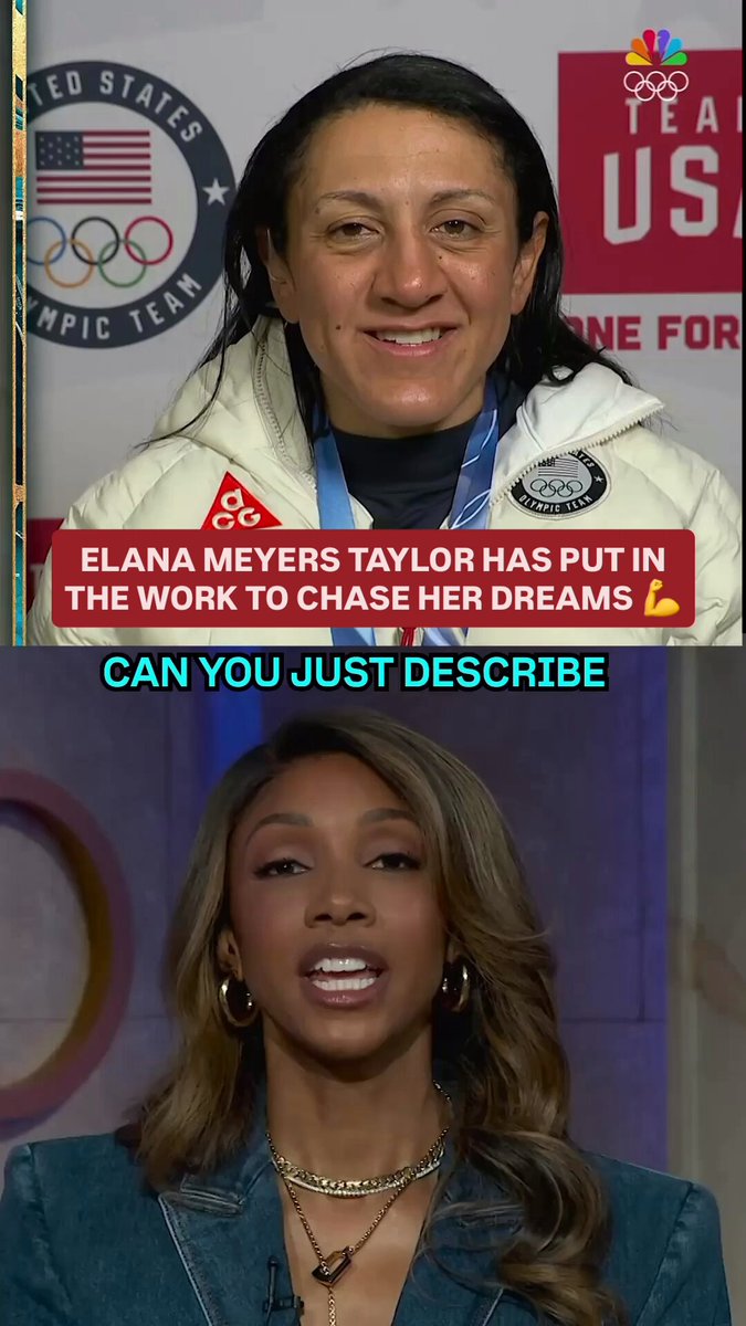 Elana Meyers Taylor shares her insight on how she achieves her dreams of being an Olympian. 👏