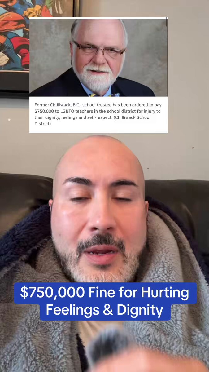 Barry Neufeld, questioned SOGI. In doing so, he was just ordered to pay $750,000 for hurting feels. He is ordered to pay. And must refrain from similar speech. Our institutions, are utilizing lawfare to create a one-way path where no one will be able to stand up for our kids