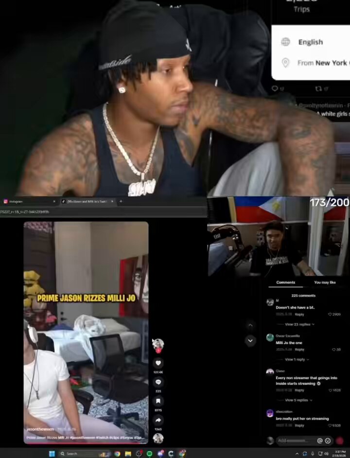 Silky was caught off guard after his chat sent him a clip of Jasontheween and was shocked after seeing it for the first time 👀😭