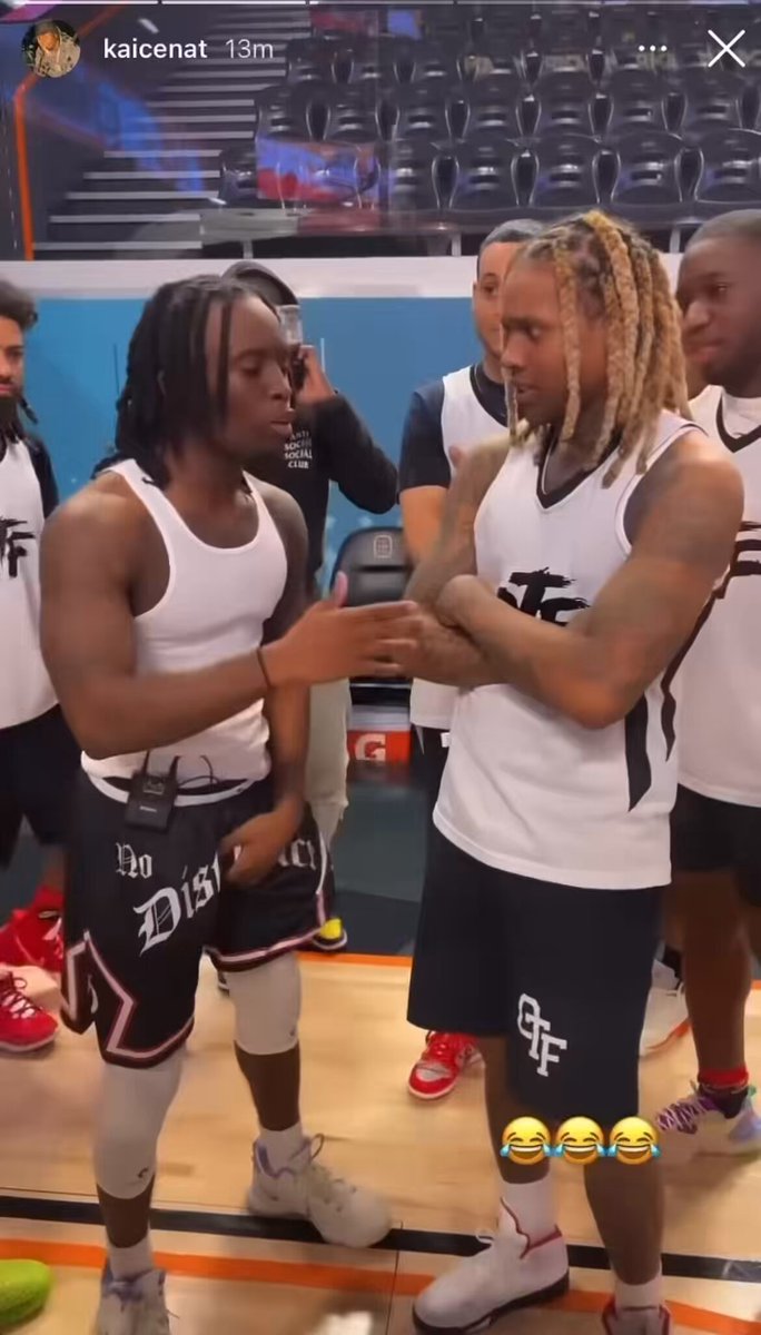 kai cenat raps “bust down rollie avalanche” to lil durk 😂