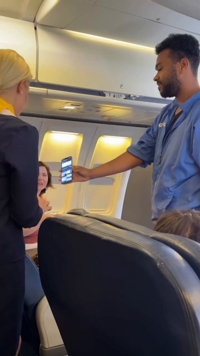 Karen won't let man sit in first class seat he paid for!