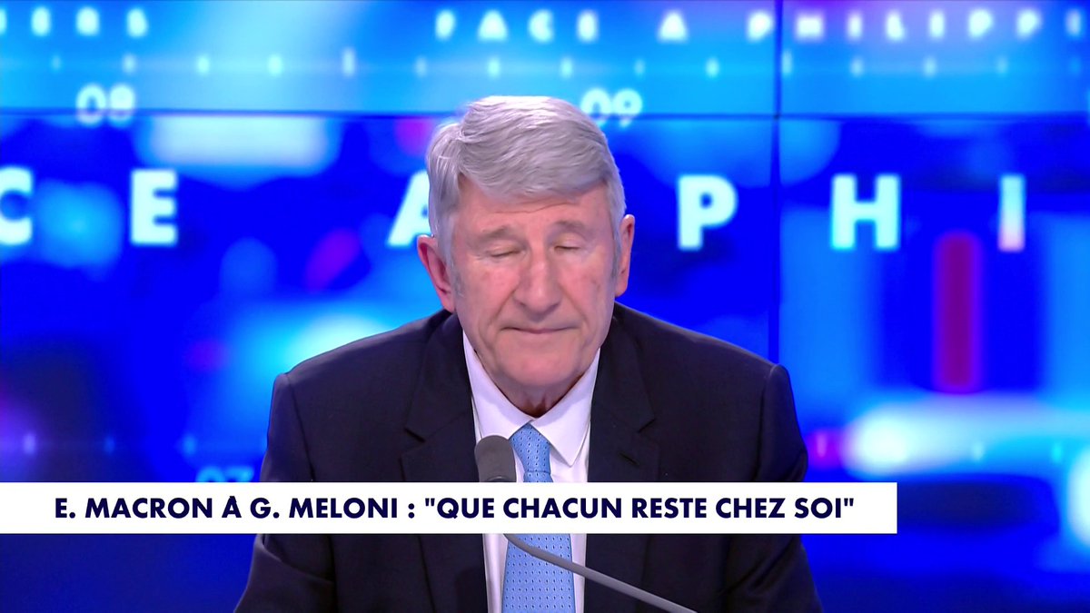Philippe de Villiers : «Emmanuel Macron veut que la France soit chaque jour davantage le laboratoire planétaire du paradis diversitaire. Il veut liquider la France. Il abandonne la défense de la France à la commission de Bruxelles et aux Allemands.» #FaceaPhilippeDeVilliers