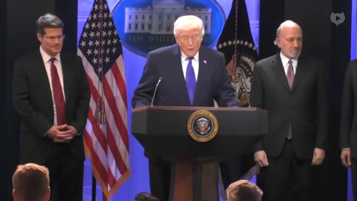 NOW - Trump says Supreme Court ruling against his global tariffs is "deeply disappointing" and he's "absolutely ashamed" of the majority justices, adding that foreign countries are "dancing in the streets" after the ruling.