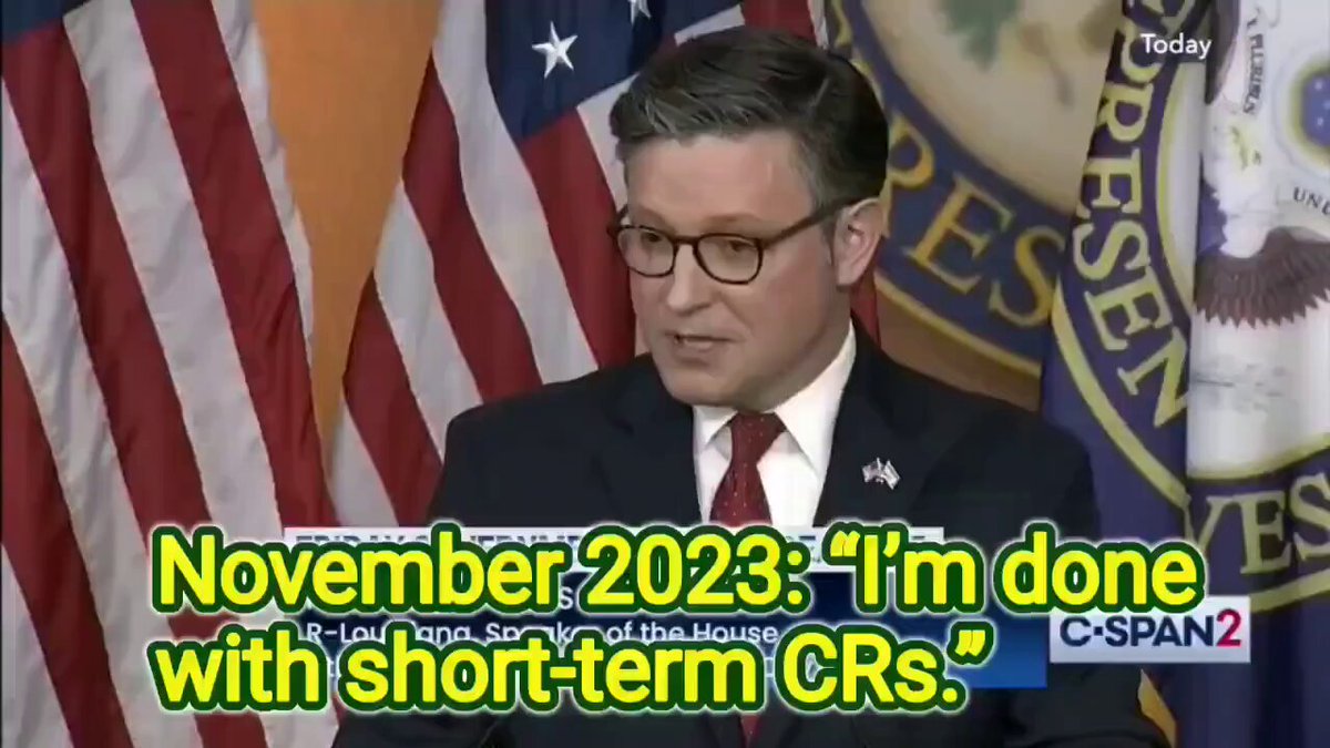 This is the ONLY thing I care about a member of Congress "grandstanding" on. Mike Johnson has FAILED at the ONLY thing he was appointed Speaker to accomplish: Single issue appropriations bills.