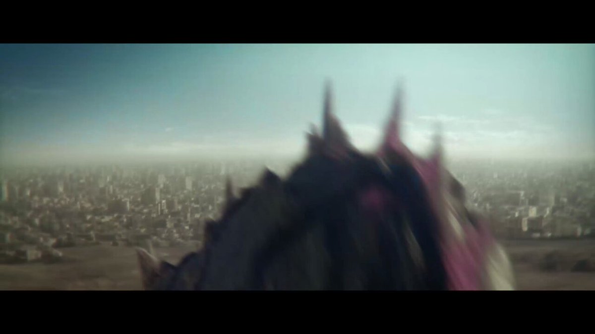 I love the sound design of Godzilla's atomic breath here