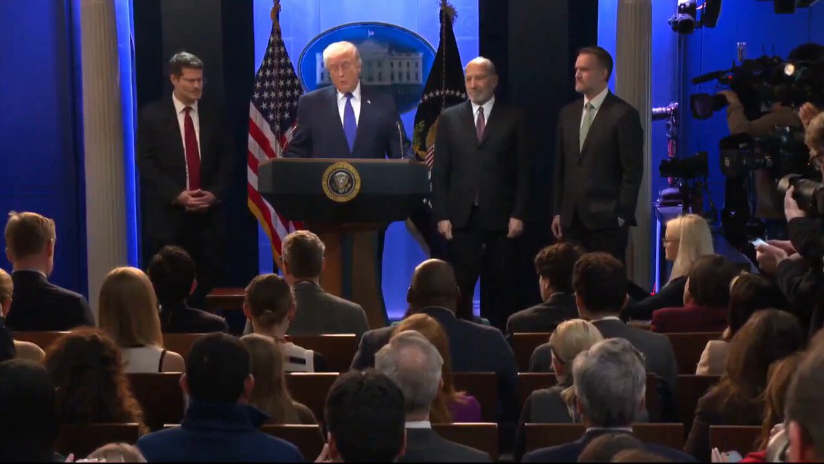 PRESIDENT TRUMP: "The Supreme Court's ruling on tariffs is deeply disappointing, and I’m ashamed of certain members of the Court for not having the courage to do what’s right for our country. I’d like to thank and congratulate Justices Thomas, Alito, and Kavanaugh for their strength and wisdom, and love of our country."