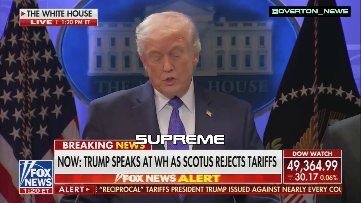 President Trump unleashed FIRE AND FURY after the Supreme Court struck down his tariffs. He said he’s deeply “ashamed” of the justices who were unwilling to “do what’s right” for the country. Then he delivered an ominous warning that will go down in history: “Foreign countries that have been ripping us off for years are ecstatic, they’re so happy, and they’re dancing in the streets — but they won’t be dancing for long.” “That I can assure you.”
