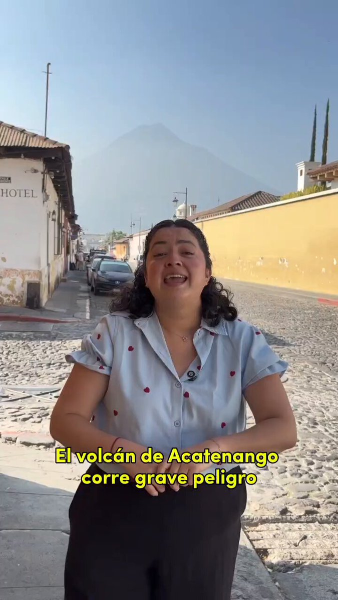 El volcán de Acatenango corre peligro. #sacatepéquez #volcanacatenango🌋 #INGUAT #CONAP #Ambiente