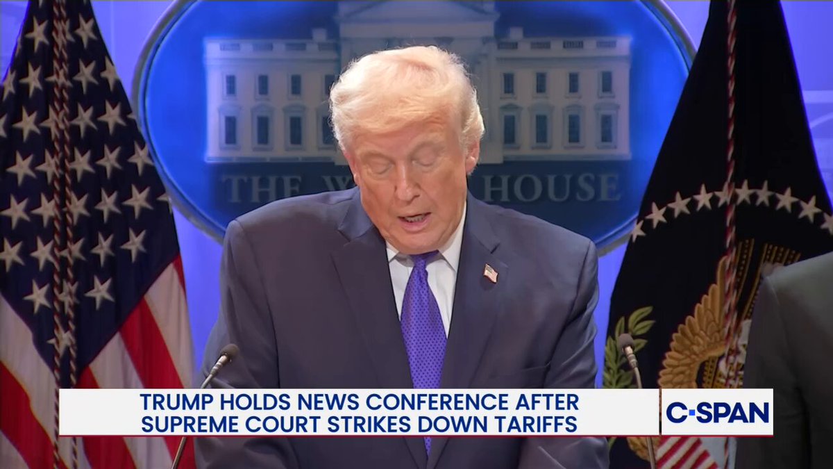 President Trump: "In actuality, while I am sure that they did not mean to do so, the Supreme Court's decision today made a president's ability to both regulate trade and impose tariffs more powerful and more crystal clear rather than less."