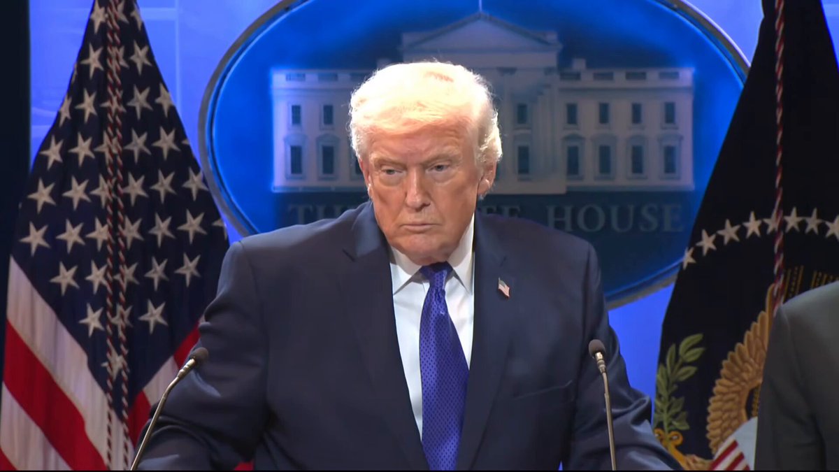 🚨 NOW — REPORTER: Will you ask Congress for tariffs now? PRESIDENT TRUMP: No. I don't need to. It's already been approved!