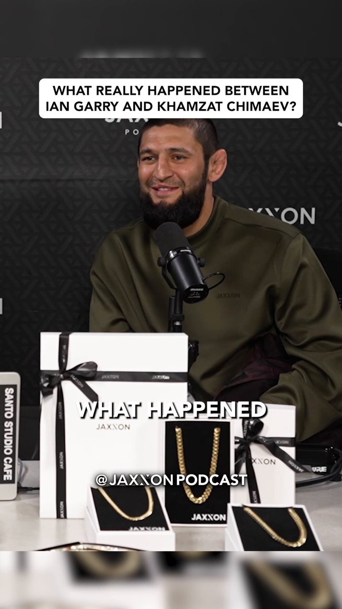 Khamzat Chimaev talks Ian Garry altercation 👀 🎥 JAXXON PODCAST