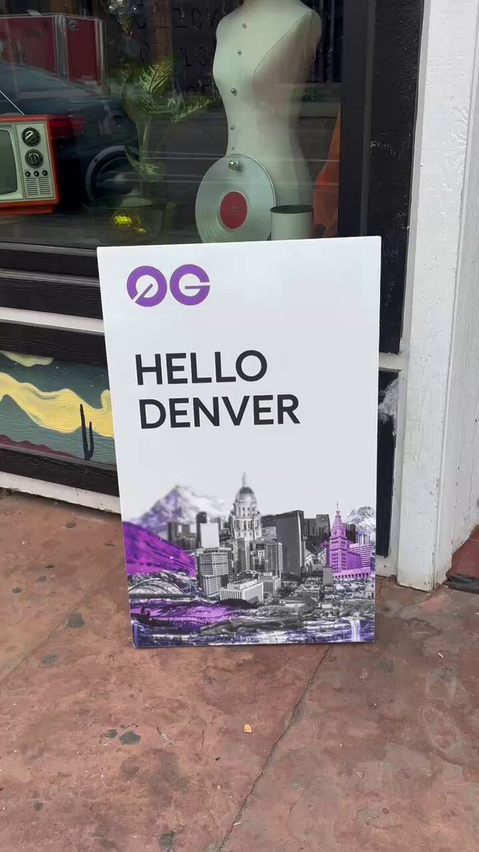 Less than 30 minutes to go! The people have spoken 👀. Doors weren’t even open and the line was already out the building for our Zero Coding with 0G event at #ETHDenver The future of AI will be built today.