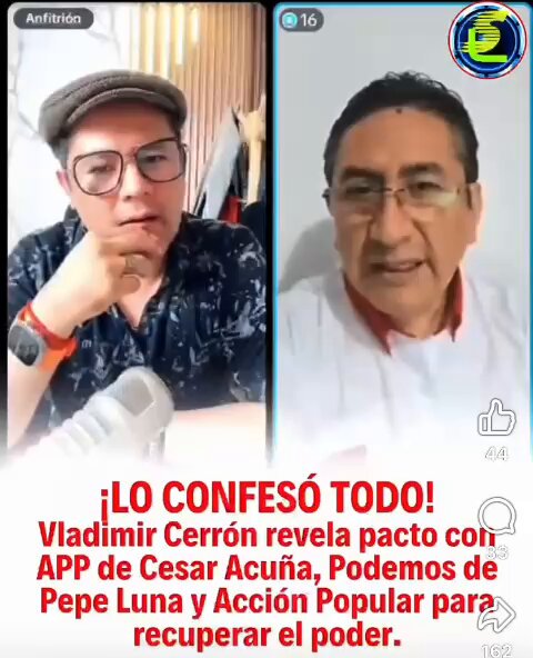 #VladimirCerron no es ninguna luminaria simplemente es alguien que hace política. Utilizando su nefasta ideología agarró de tontos útiles a todos y volvió al gobierno. Por eso NUNCA MAS deben entrar ingenuos o novatos políticos. El riesgo es muy grande.