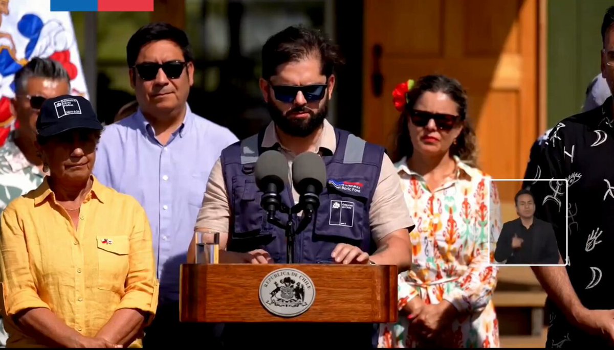 Pdte de Chile Gabriel Boric, sobre retiro de visas a funcionarios del gobierno por parte de EEUU: "He pedido al Canciller citar al embajador de EEUU para pedir explicaciones de esta medida arbitraria. No aceptamos imposiciones de ningún otro en las decisiones soberanas de Chile"
