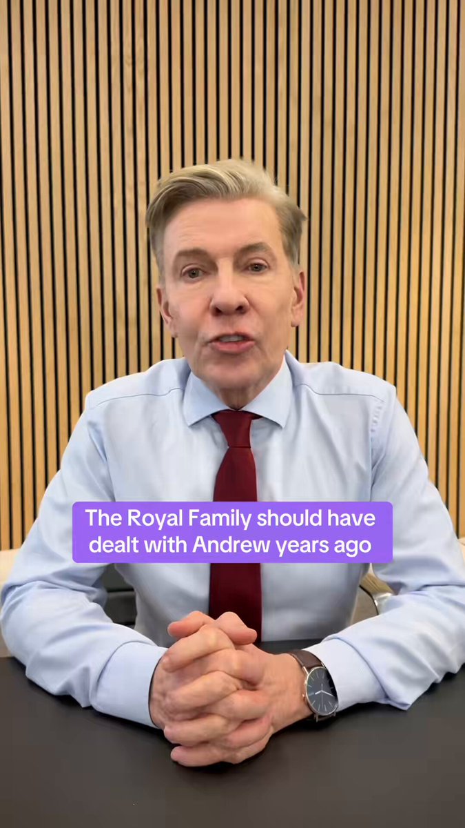 👑 A disastrous week for the Royal Family. The arrest of Andrew Mountbatten-Windsor is deeply damaging - not just for him, but for the monarchy. But this has been years in the making. The Palace should have acted sooner. Should they have moved earlier? Let me know