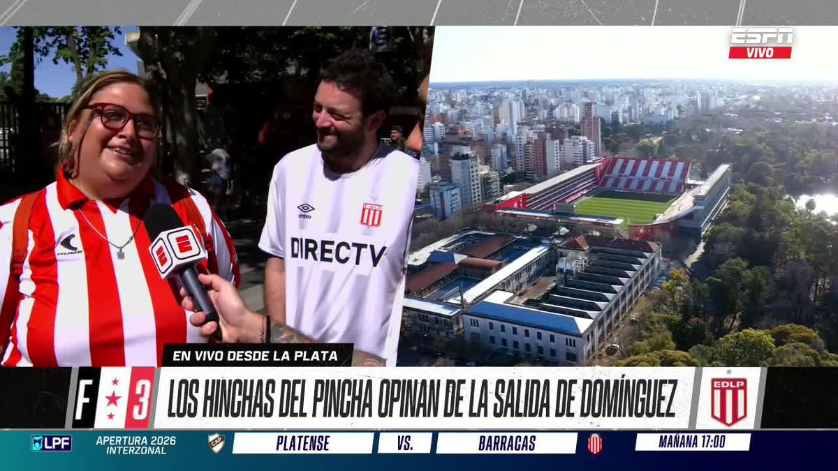 "MENOS PALERMO, CUALQUIERA". Estos hinchas de Estudiantes NO quieren al Titán como DT del club... ¡Tampoco a Balbo! 📺 #DisneyPlus Plan Premium