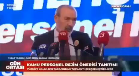 Eylem yapamayan sendika, sendika değil olsa olsa kanarya sevenler derneğidir ! Aidatını aldığı üyelerin hakkını korumak yerine, siyasilerin hukukunu korumak sendikaların işi değildir ! Siyasi parti izin vermediği için eylem yapamayan sendika mı olur diyorsanız buyrun MHP Genel Başkan Yardımcısı Yaşar Yıldırım'ın açıklamalarını dinleyin 👇