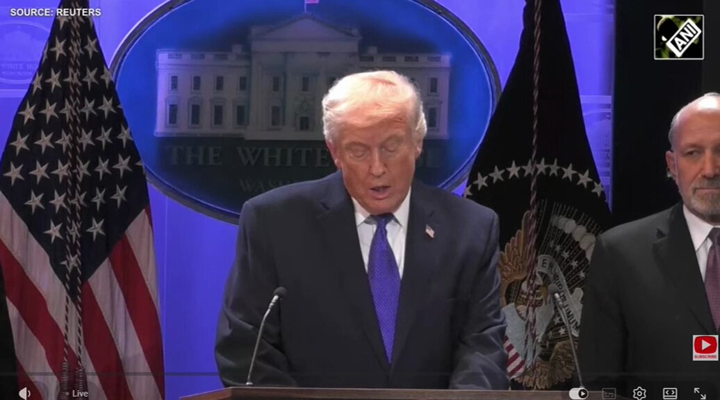 #WATCH | US President Donald Trump says, "... Foreign countries that have been ripping us off for years are ecstatic. They are dancing in the streets, but they won't be dancing for long... Those justices are a disgrace to our nation... The court has been swayed by foreign interests and a political movement that is far smaller than people would ever think..." (Source: Reuters)