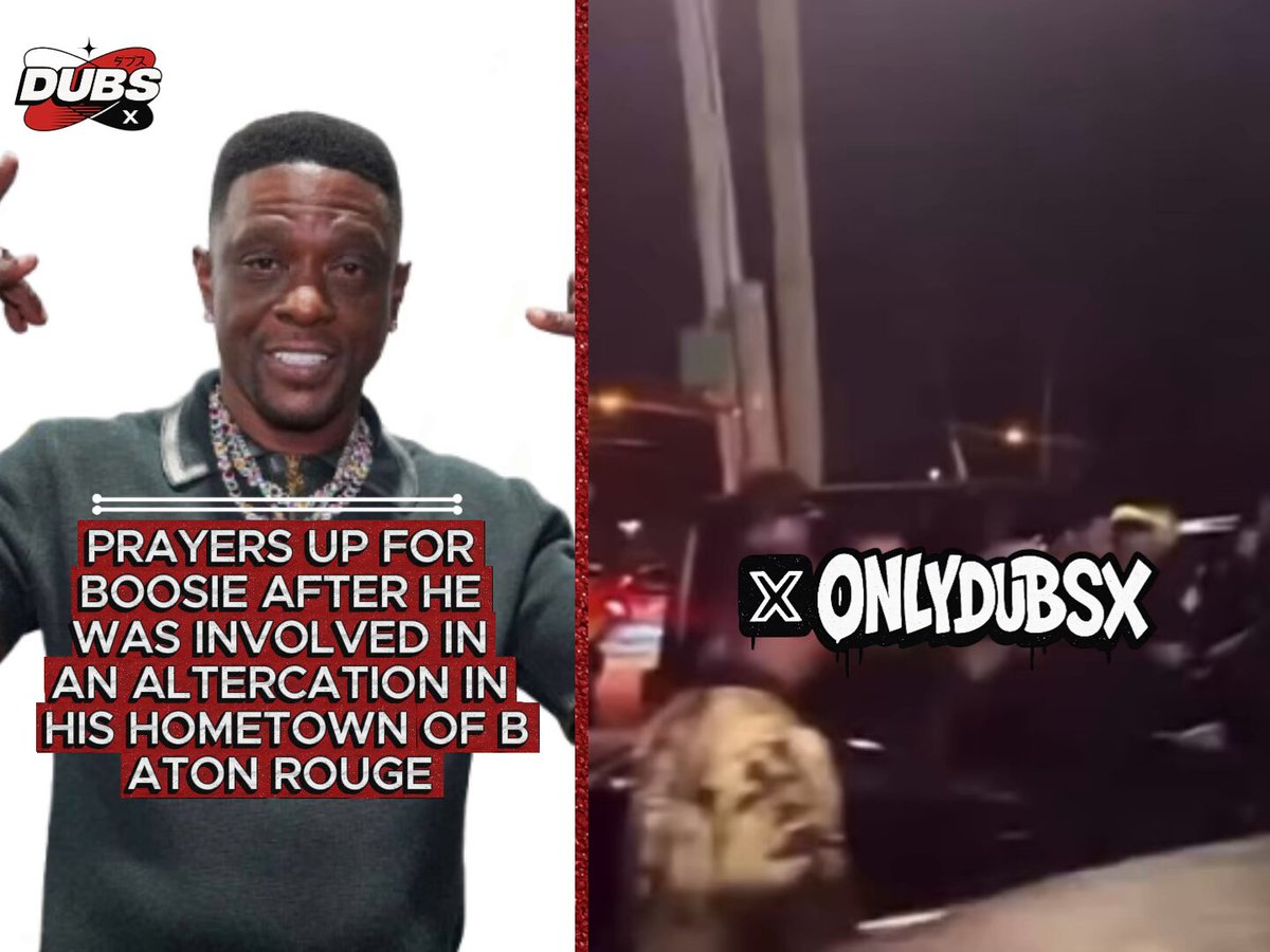 Prayers up for Boosie after he was involved in an altercation in his hometown of Baton Rouge 🙏🏽
