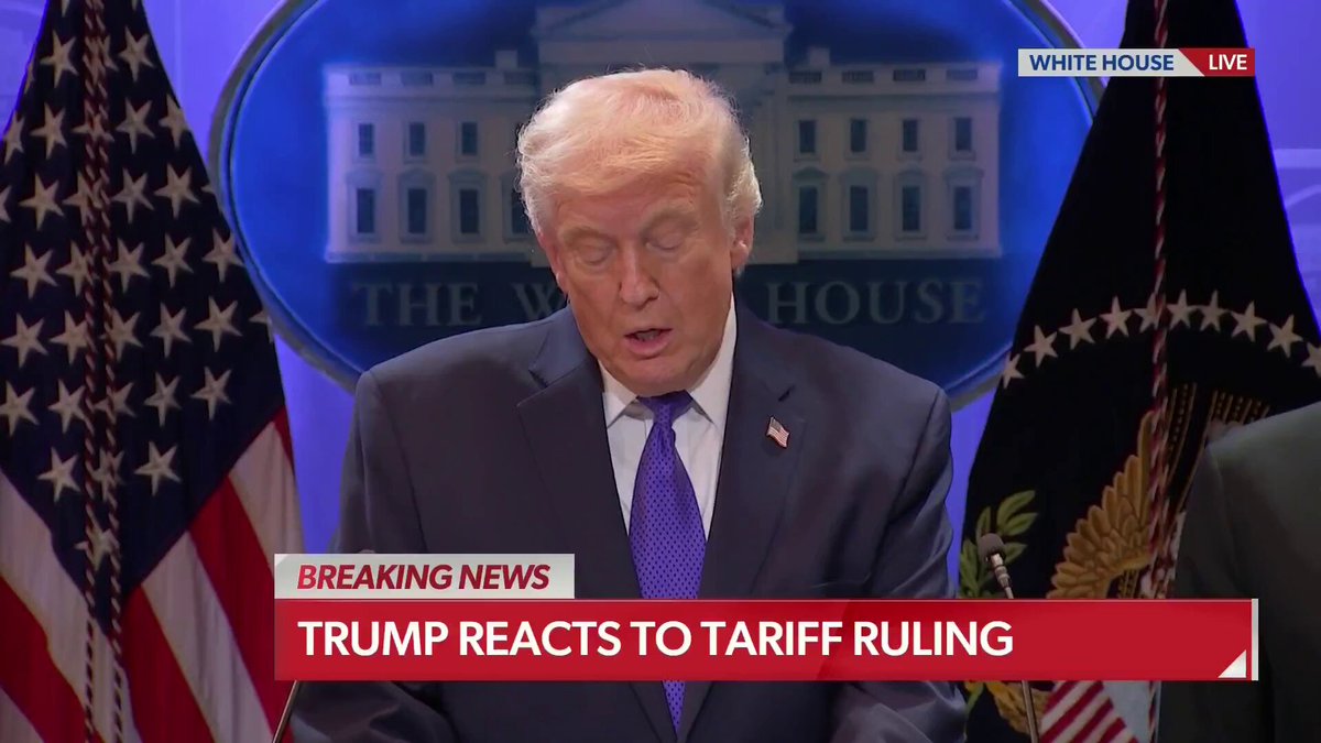 "The Supreme Court did not overrule tariffs, they merely overruled a particular use." President Donald Trump addressed the nation to respond to the Supreme Court tariff decision.