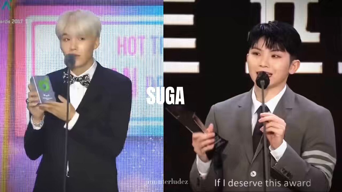 #SUGA x #WOOZI : How do you write like you’re running out of time 📝