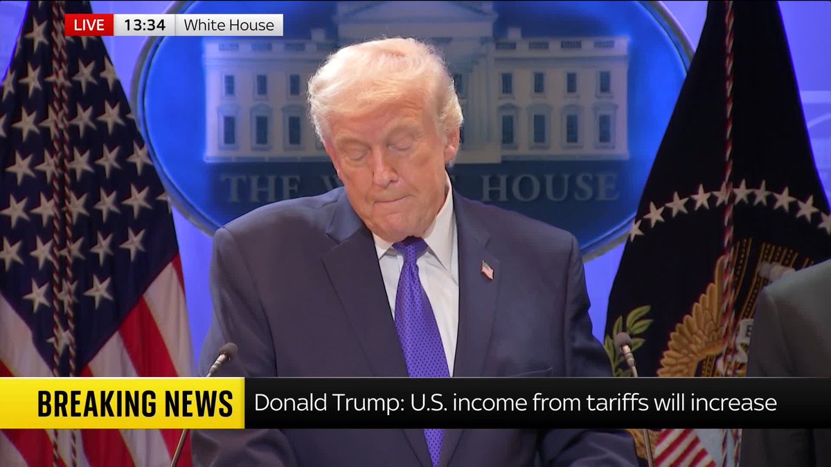 "I don't need to ask for congress for tariffs". Donald Trump insists tariffs will remain, despite the Supreme Court blocking them, and unveils his plan to keep them. 📺 Sky 501 and YouTube