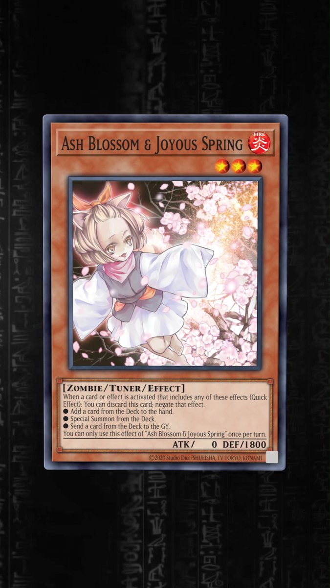 Today, we take a look at one of the most impactful and widely-used cards in the game since it was released – Ash Blossom & Joyous Spring! Watch History of the Card to learn what makes this card a competitive staple! #YuGiOhTCG