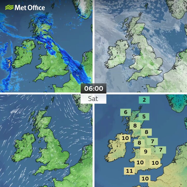 Most of us can leave the hats and gloves at home on Saturday, but will you need your waterproof coat? Find out by taking a look at the forecast for part 1 of the weekend 👇