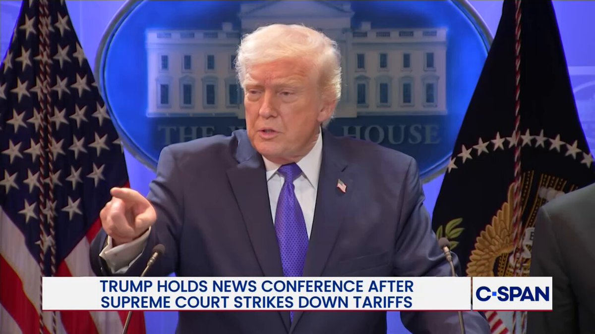 DOOCY: “There's about $175 billion in tariff revenue that is now in limbo. Do you have to refund $175 billion?” TRUMP: “I guess it has to get litigated for the next two years.”