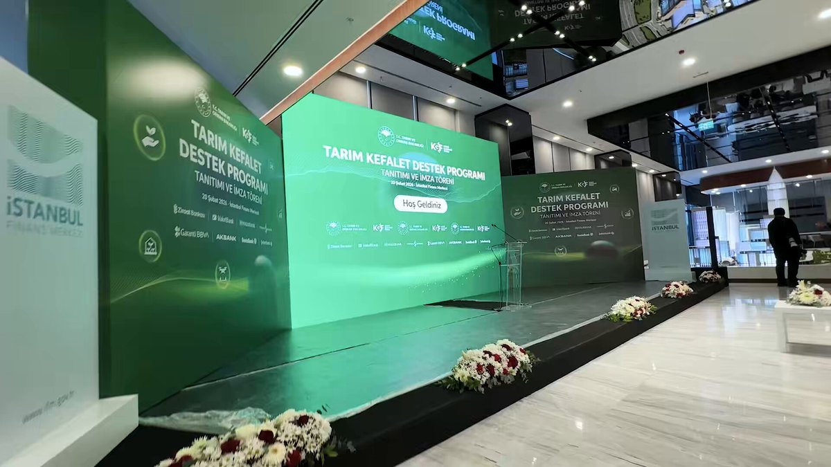 📈 Finansmana erişimi kolaylaştırıyor, üretimin önündeki teminat engellerini kaldırıyoruz. 📍 İstanbul / Tarım Kefalet Destek Programı Tanıtımı ve İmza Töreni